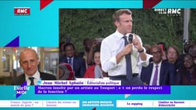 Macron insulté: "On est au-delà de la critique, on est dans une insulte homophobe", tacle Apathie