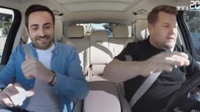 Carpool Karaoké avec Camille Combal et James Corden