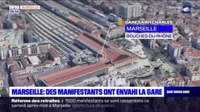 Réforme des retraites: des manifestants ont pénétré dans la gare Saint-Charles ce samedi