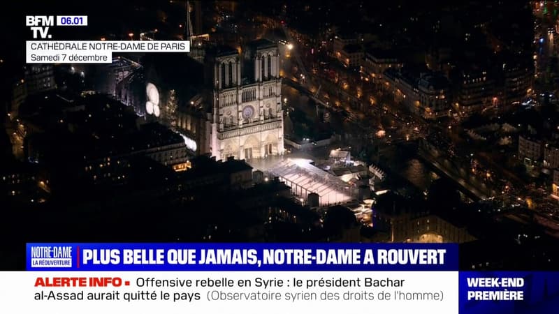 Cinq ans après avoir été sauvée des flammes, Notre-Dame de Paris a officiellement rouvert ses porets