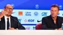 Philippe Diallo et Hervé Renard en conférence de presse, à Paris le 31 mars 2023