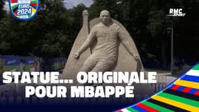 Équipe de France : Une statue... de sable à l'effigie de Mbappé