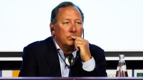 John Textor lors d'une conférence de presse à Lyon, le 21 juin 2022
