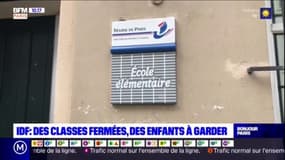 Ile-de-France: des classes fermées, des enfants à garder