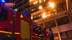 Un incendie près de l'hôpital de Créteil a fait un mort et huit blessés.