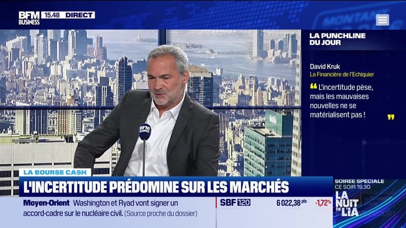 La bourse cash : "L'incertitude pèse, mais les mauvaises nouvelles ne se matérialisent pas" - 18/11