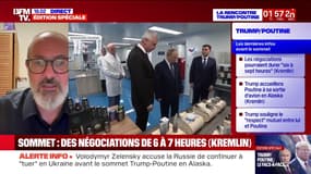 Sommet en Alaska: "Vladimir Poutine est habitué des réunions à rallonge", souligne Jean-Didier Revoin, correspondant BFMTV à Moscou 