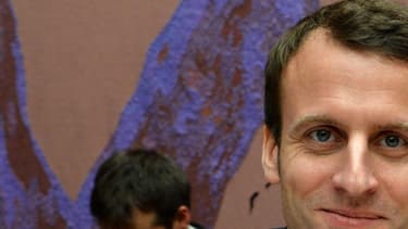 L'ancien ministre de l'Economie, leader du mouvement En Marche!, Emmanuel Macron.