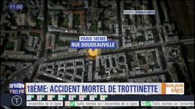 Accident de trottinette: un homme meurt, percuté par un camion