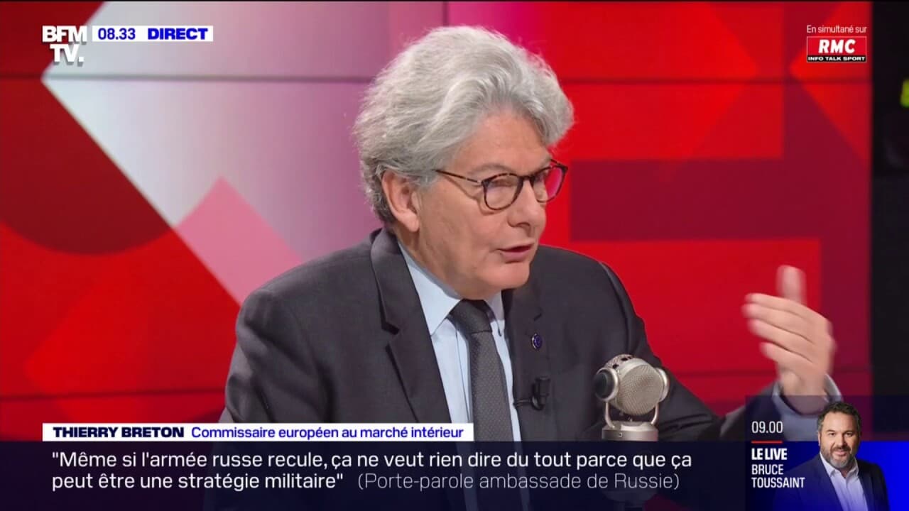 Thierry Breton, Commissaire Européen: "Le Plan De Sobriété énergétique ...