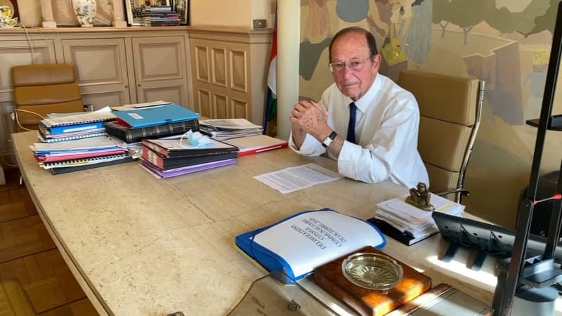 Jean-Claude Guibal, maire de Menton depuis 1989.