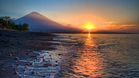 Le mont Agung à Bali (Indonésie)