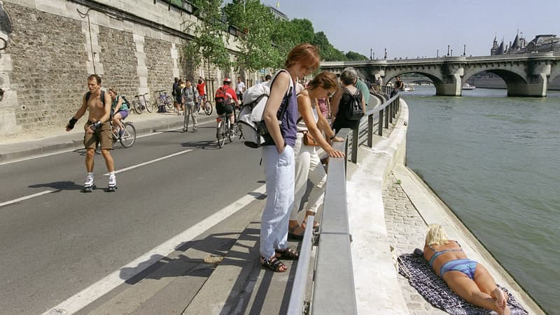 Selon les chiffres des capteurs de la mairie de Paris, le nombre de voitures sur les quais hauts à augmenter