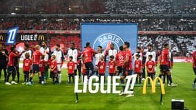 Les joueurs du PSG et de Lille en septembre 2024
