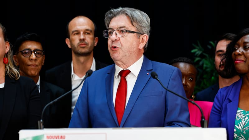 Jean-Luc Mélenchon, le 7 juillet 2024