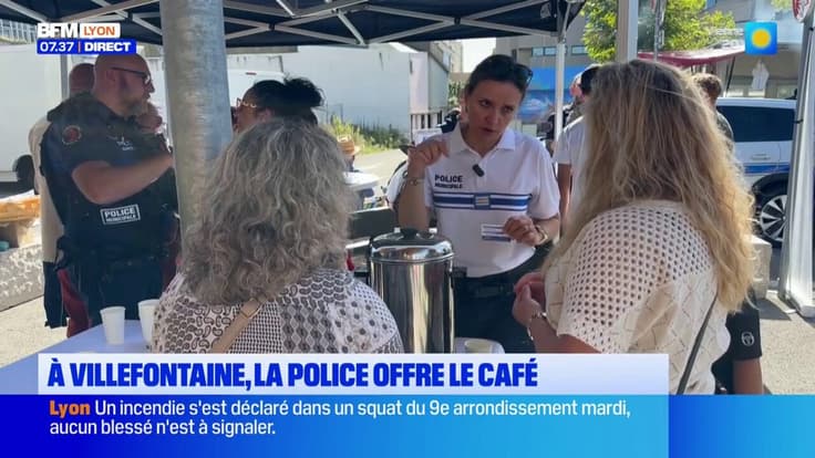 A Villefontaine, la police offre le café