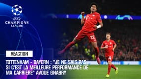 Tottenham - Bayern : "Je ne sais pas si c’est la meilleure performance de ma carrière" avoue Gnabry après son quadruplé