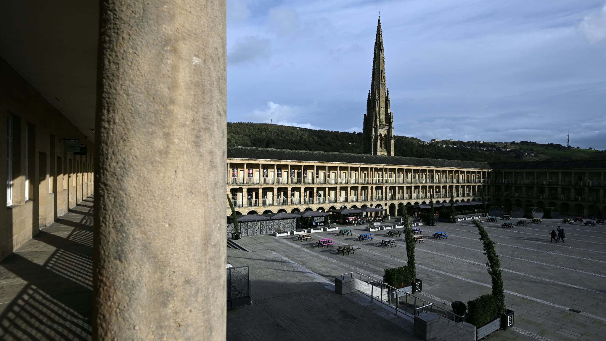 Piece Hall, monumentale ancienne halle au draps à Halifax Piece Hall, monumentale ancienne halle au draps à Halifax