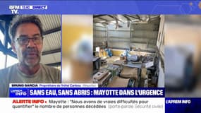 Mayotte: "La priorité, c'est l'eau et manger", confie ce propriétaire d'hôtel après le passage du cyclone Chido