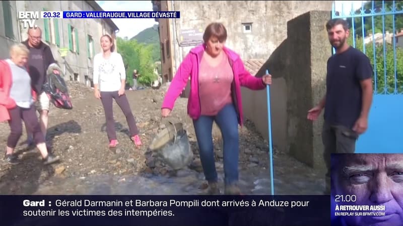 Gard: Valleraugue, village dévasté