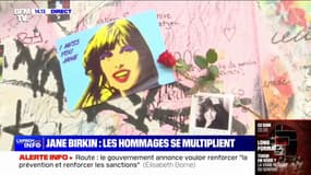 Jane Birkin: les hommages se multiplient devant la maison parisienne où elle avait vécu avec Serge Gainsbourg 