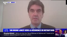 Drone lancé vers la résidence de Benjamin Netanyahu: "On est loin d'un apaisement", assure David Rigoulet-Roze, chercheur spécialiste du Moyen-Orient