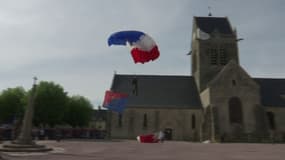 75 ans après le Débarquement en Normandie, ces parachutistes se sont posés à Sainte-Mère-Eglise