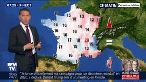 La météo pour ce mercredi 19 juin 2019