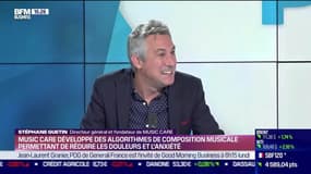 Stéphane Guetin (Music Care): Music Care développe des algorithmes de composition musicale permettant de réduire les douleurs et l'anxiété - 02/07