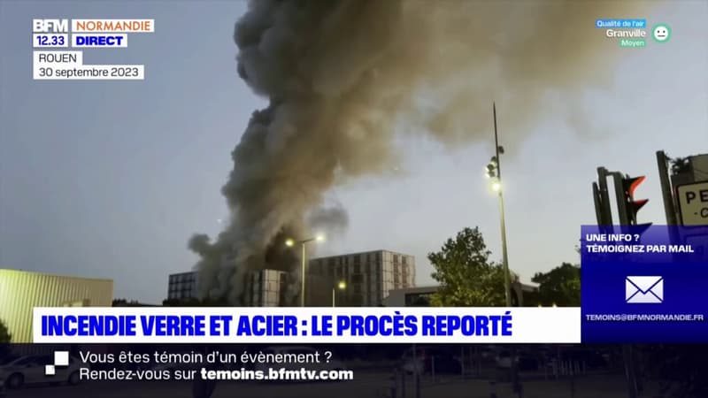 Incendie Verre et Acier à Rouen: le procès des trois mineurs renvoyé