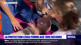 Sainte-Maxime: la Protection civile forme aux premiers secours