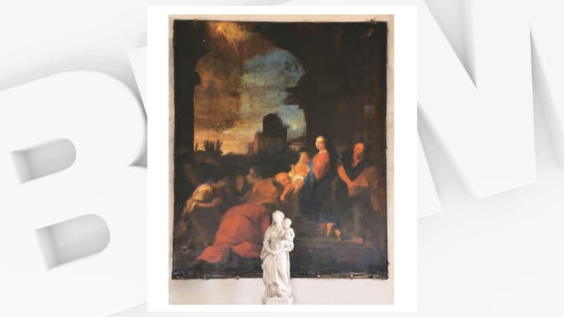 La toile de L'Adoration des Mages, dont la trace avait été perdue en 1810, a été retrouvée dans l'église Saint-Nicolas de Givors 