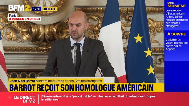 Le ministre Jean-Noël Barrot assure que les Européens 