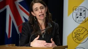 La Première ministre néo-zélandaise Jacinda Ardern, le 18 août 2021 à Wellington