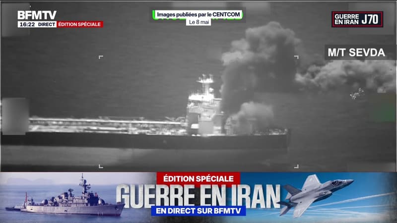Détroit d'Ormuz: les images des pétroliers frappés par l'armée américaine