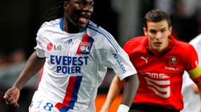 Bafé Gomis et les Lyonnais se sont inclinés face à Rennes