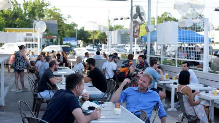 Un restaurant de Houston, au Texas, le 22 mai 2020