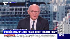 Procès RN en appel: "C'est une décision qui est prise en toute indépendance", affirme Didier Migaud, ancien ministre de la Justice