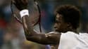 Gaël Monfils à l'arrêt