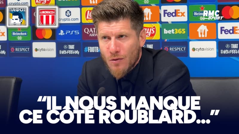 Pafos 2-2 Monaco : â€œIl nous manque ce cÃ´tÃ© roublard, vicieux, agressifâ€, explique...