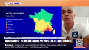 Feux de forêt: deux départements sont en alerte rouge