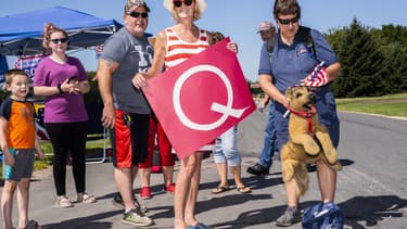 Des membres de QAnon - Image d'illustration