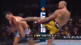 Le high kick de Vera sur Cruz à l'UFC