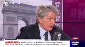 Thierry Breton face à Jean-Jacques Bourdin à 8H30 sur RMC et BFMTV