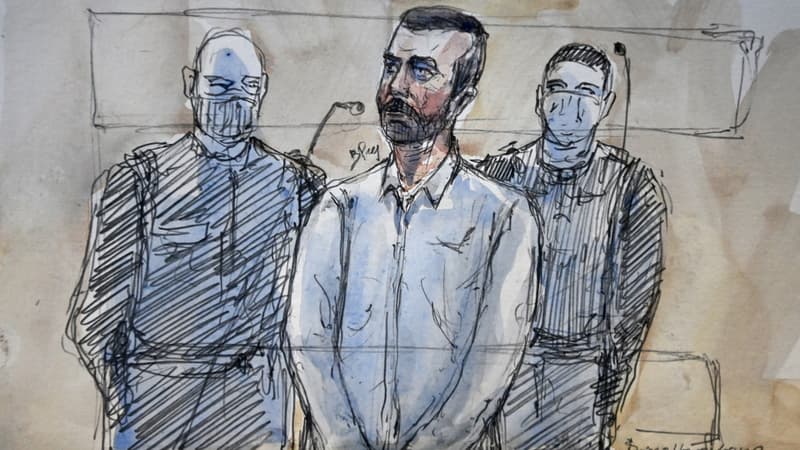 Nordahl Lelandais au procès de la petite Maëlys