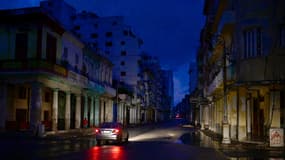 L'île de Cuba plongée dans le noir après une panne géante d'électricité, alors que l'ouragan Oscar est attendu, à La Havane, le 19 octobre 2024. Photo d'illustration
