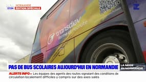 Neige: pas de transports scolaires ce mercredi en Normandie