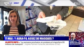 Agnès Pannier-Runacher: "La semaine prochaine, on produira et importera 26 millions de masques"