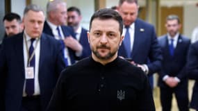 Volodymyr Zelensky à Bruxelles le 6 mars 2025