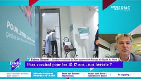 Pass vaccinal pour les 12-17 ans : une hérésie ? "Il faut surtout vacciner les plus de 80 ans. Ce n'est pas l'urgence d'imposer le pass vaccinal aux plus jeunes" estime Fabien Roussel.
